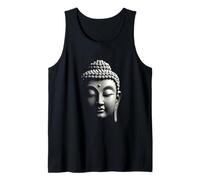 Cabeza de Buda Arte Zen Espiritual Camiseta sin Mangas