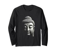 Cabeza de Buda Arte Zen Espiritual Manga Larga