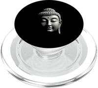 Cabeza de Buda Arte Zen Espiritual PopSockets PopGrip para MagSafe