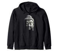 Cabeza de Buda Arte Zen Espiritual Sudadera con Capucha
