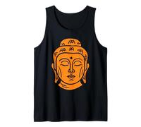 Cabeza de Buda de sabiduría Budista Camiseta sin Mangas
