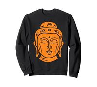 Cabeza de Buda de sabiduría Budista Sudadera