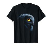 Cabeza de búho Bosque Salvaje pájaro Arte Camiseta