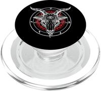 Cabeza de Cabra satánica Baphomet Lucifer Pentagrama Oculto Demoníaco PopSockets PopGrip para MagSafe