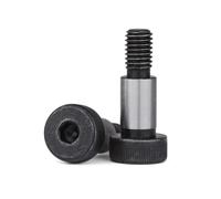 Cabeza de casquillo hexagonal de acero | Perno de tornillo del rodamiento de rodillos de hombro(55mm x2pcs,D8-M6)