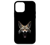 Cabeza de chacal enojado rugiente, arte del desierto de animales salvajes Carcasa para iPhone 12 mini