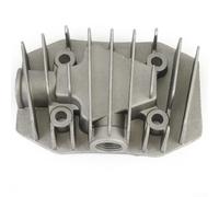 Cabeza de cilindro del compresor de aire, rosca G1/2 pulgadas, cubierta de refrigeración de aluminio fundido, pieza de repuesto de 48 x 72 mm, distancia del agujero, para reparación de herramientas