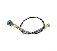 Cabeza de cilindro DIN con manguera de resorte de longitud completa de 50 cm diseñada para decantación de oxígeno robusta de 5000 psi