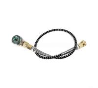 Cabeza de cilindro DIN de buceo con manguera de resorte completo de 50 cm, conector hembra de latón de 5000 PSI para decantación de oxígeno, adaptador de llenado de tanque de buceo resistente a las