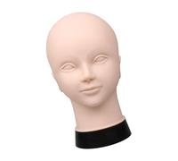 Cabeza de demostración cosmética profesional de 26 cm de altura para artistas de maquillaje y esteticistas que tienen una sensación realista de piel realista maniquí de maquillaje