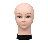 Cabeza de demostración cosmética profesional de 26 cm de altura para artistas de maquillaje y esteticistas que tienen una sensación realista de piel realista maniquí de maquillaje