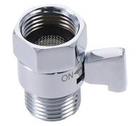 Cabeza de ducha de bronce, Válvula angular de control de flujo de ducha de cerámica de latón y plata