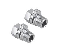 Cabeza de ducha de bronce, Válvula de cierre for cabezal de ducha (2 unidades, desviador de latón macizo for bidé y ducha de mano)