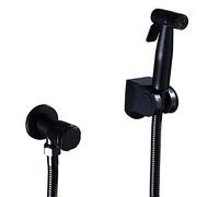 Cabeza de Ducha de Spray Batio de baño Adaptador Kit de Manguera - de rociado de Lavado de Inodoro Negro, Lavadora, Culo, Boquilla de Descarga, Inodoro, Inodoro, Pared de presurización montada en la
