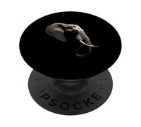 Cabeza de Elefante Animal Salvaje África India Arte PopSockets PopGrip Adhesivo