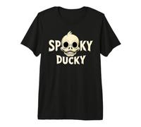 Cabeza de Esqueleto de Pato de Goma Espeluznante Vintage Camiseta Premium