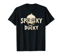 Cabeza de Esqueleto Vintage con diseño de Pato de Goma Espeluznante Camiseta gráfica económica