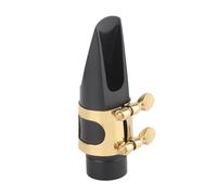 Cabeza de Flauta de Saxofón Alto Profesional para la Música de Jazz de Saxo Bright Crisp Proyección para Principiantes y Pro Negros 95 X 35 Mm / 3.7 X 1.4 Pulgadas Concierto de