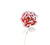 Cabeza de Flor de peonía con Degradado de simulación de 30/40/50 cm, decoración de Boda, Ventana, Estudio fotográfico, guía de Disparo Grande(Red,30cm)