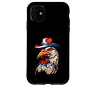 Cabeza de Gallo Estilizada con Sombrero Colorido Carcasa para iPhone 11