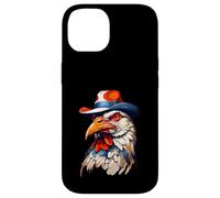 Cabeza de Gallo Estilizada con Sombrero Colorido Carcasa para iPhone 14