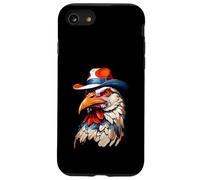 Cabeza de Gallo Estilizada con Sombrero Colorido Carcasa para iPhone SE (2020) / 7 / 8