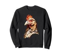 Cabeza de Gallo Realista - Art de Granja Sudadera