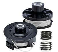 Cabeza de hilo SAVIOR 195858-1 de repuesto para desbrozador Makita con 18V DUR181 con hilo de corte de 1,6mm de 6m (2*bobinas de desbrozador + 1*cobertura de bobina + 2*muelles)