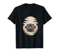 Cabeza de hipopótamo en Agua río Africano Fauna Camiseta