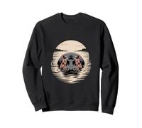 Cabeza de hipopótamo en Agua río Africano Fauna Sudadera