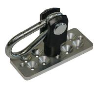 Cabeza de horquilla con gancho para enganchar QuickMOVE, para montar en un segmento de tracción