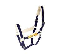 Cabeza de jaula de nylon pesada ajustable, Cabestro ajustable del cabestro del potro de la comodidad for los tamaños múltiples multicolores de la mazorca del potro de los caballos(Navy Blue,Medium)