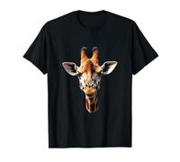 Cabeza de Jirafa Wild Animal Africa Art Camiseta
