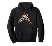 Cabeza de Jirafa Wild Animal Africa Art Sudadera con Capucha