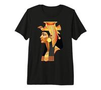 Cabeza de la Reina egipcia Cleopatra - Arte del faraón de la Diosa Antigua Camiseta Premium
