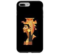 Cabeza de la Reina egipcia Cleopatra - Arte del faraón de la Diosa Antigua Carcasa para iPhone 7 Plus/8 Plus