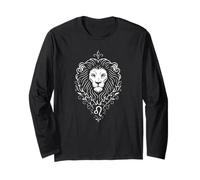 Cabeza de León Leo Ornamental Manga Larga
