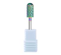 Cabeza de lima de acero de tungsteno de alta dureza, diseño de larga duración, vida útil de cerámica, aplicaciones de manicura intensiva, acero de tungsteno, limas de uñas profesionales