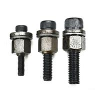 Cabeza de mandril de tuerca de remache manual para M3-M10, punta de repuesto de acero para remachadora, pieza de repuesto de instalación simple (1/3/6 piezas) (M6-M8-M10)