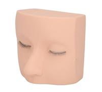 Cabeza de Maniqu¨ª para Extensi¨®n de Pesta?as PVC Realista Reutilizable Pr¨¢ctica con Tacto C¨®modo para Instituciones Sal¨®n de Belleza Formaci¨®n Profesional