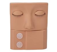 Cabeza de Maniquí de Pestañas, Maniquí de Extensión de Pestañas de Mejores Prácticas de PVC, Alta Simulación para Salón(Color de piel)