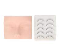 Cabeza de Maniquí de Práctica de Pestañas, Modelo de Cabeza de Entrenamiento de Extensión de Pestañas de Tacto Suave Realista, Maniquí de Extensión de Pestañas Práctica