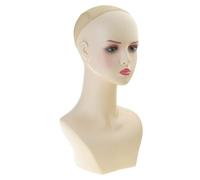 Cabeza de maniquí femenino, soporte portátil para maquillaje, muñecas, pelucas, soporte de exhibición para maniquí femenino