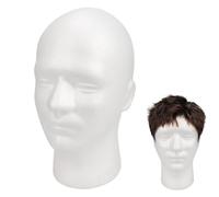 Cabeza De Maniquí Para Pelucas | Cabezas De Modelo De Espuma | Soporte Para Exhibición De Cosméticos | Para Fabricación De Sombreros Uso En Salón Estilo De Cabello Postizos Secado Estilismo Y