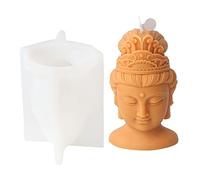 Cabeza de Molde de Silicona Vela de Aromaterapia Yeso Molde de Fundición de Resina Epoxi Decoraciones de Escritorio Herramienta de Fundición de Velas de Aromaterapia de de