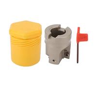 Cabeza de molino de caras 3 Flauta CNC Cortador de procesamiento de metal industrial Rigidez Fuerte 40CR Material Oxidación Resistente para el mecanizado de plano de rugos