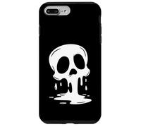 Cabeza de Muerte líquida, cráneo Fluido, Esqueleto derretido Carcasa para iPhone 7 Plus/8 Plus