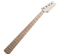 Cabeza de paleta sin terminar, estilo bajo P, mástil guitarra arce, 20 trastes, diapasón