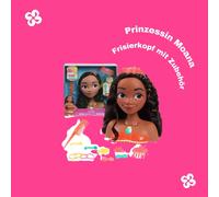 Cabeza De Peinado De Moana Princesa Disney Con Accesorios Muñeca De Peinado