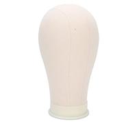 Cabeza de peluca, cabeza de maniquí, cabeza de maniquí, cabeza de maniquí, cabeza de lona, cabeza de bloque de lona (21 pulgadas)